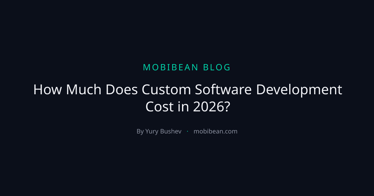 How Much Does Custom Software Development Cost in 2026? | Mobibean